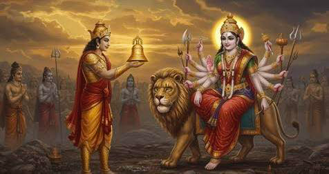 दशैँको तेस्रो दिन: चन्द्रघण्टा भगवतीको पूजा