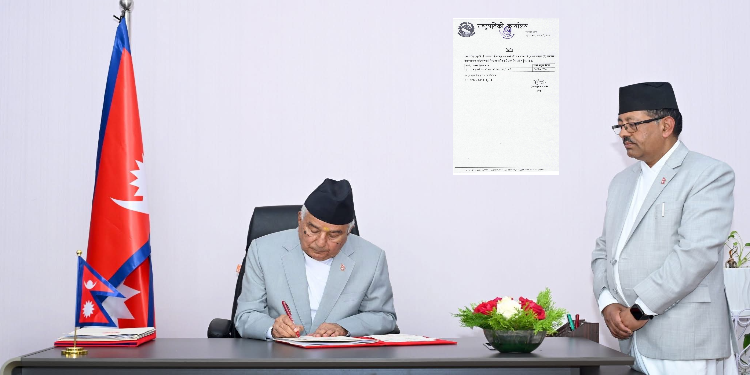 राष्ट्रपति पौडेलद्वारा तीनवटा अध्यादेश जारी